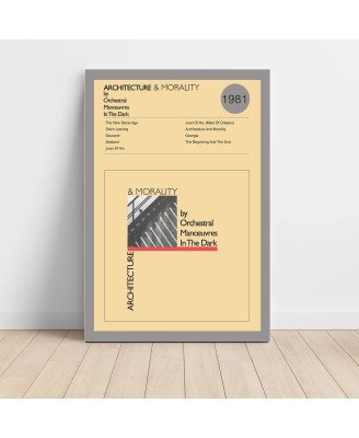 Orchestral Manoeuvres In The Dark – Architecture & Morality Fine Art Album Poster