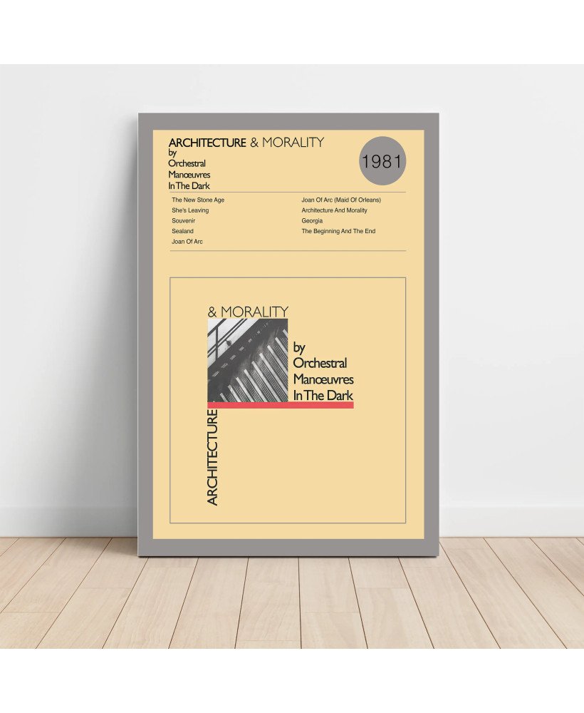 Orchestral Manoeuvres In The Dark – Architecture & Morality Fine Art Album Poster Orchestral Manoeuvres In The Dark – Architecture & Morality Fine Art Album Poster