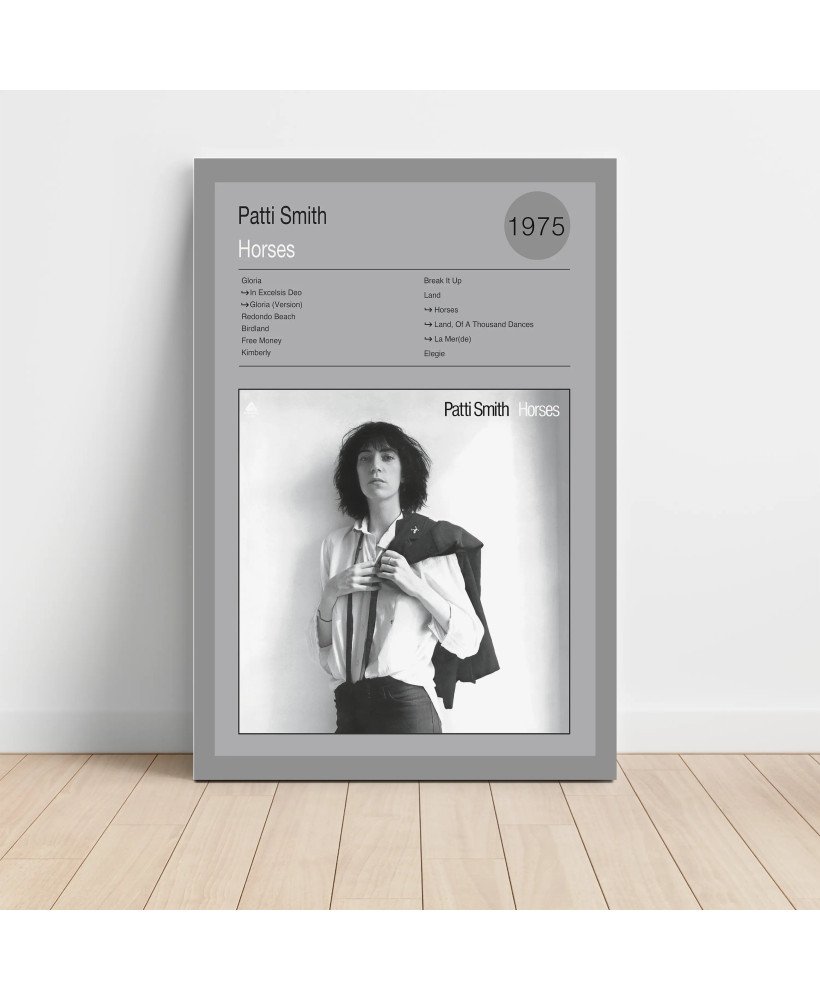 Patti Smith – Horses Fine Art Album Poster Patti Smith – Horses Fine Art Album Poster