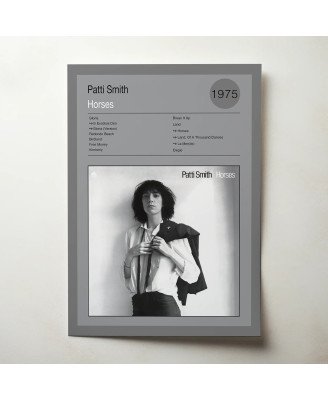 Patti Smith – Horses Fine Art Album Poster
