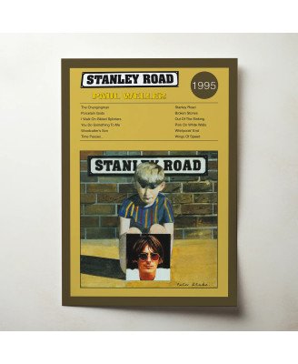 Paul Weller - Stanley Road Fine Art Album Poster