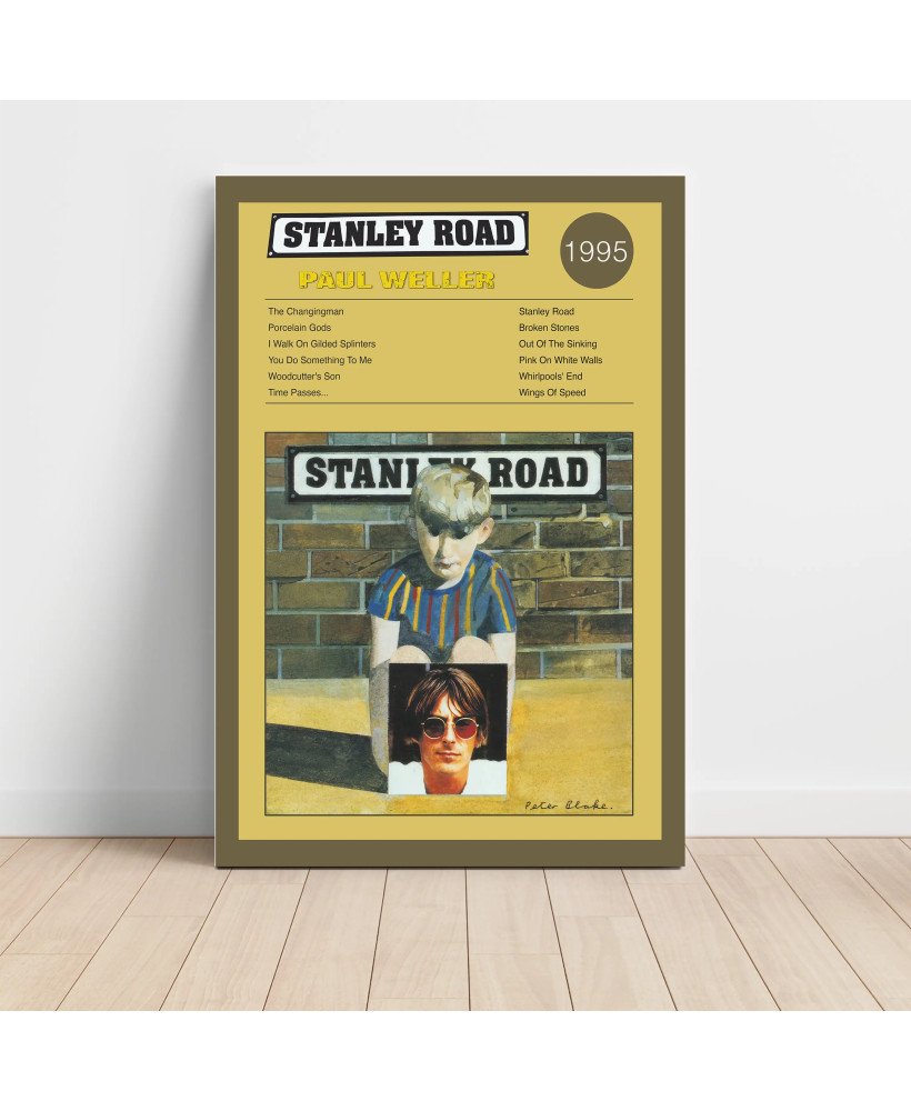Paul Weller - Stanley Road Fine Art Album Poster