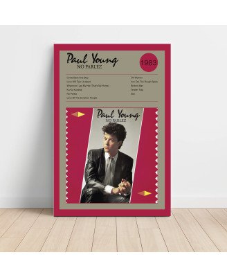 Paul Young - No Parlez Fine Art Album Poster