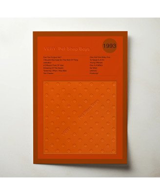 Pet Shop Boys - Very Fine Art Album Poster