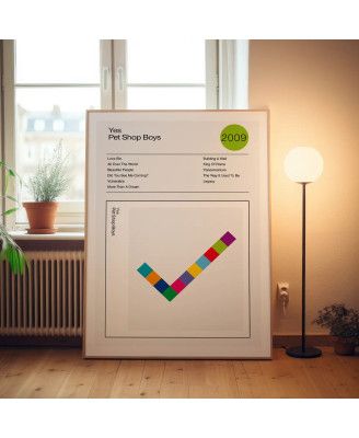 Pet Shop Boys – Yes Fine Art Album Poster