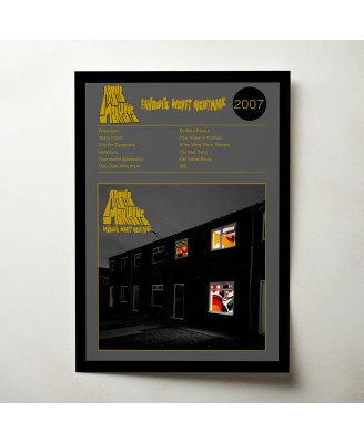 Arctic Monkeys - Favourite Worst Nightmare Fine Art Album Poster 