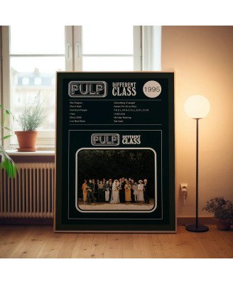 Pulp - Different Class Fine Art Album Poster