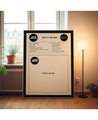 Arctic Monkeys - Suck it and See Fine Art Album Poster