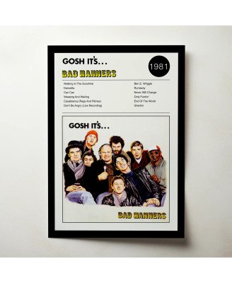Bad Manners – Gosh It's... Fine Art Album Poster
