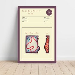 Spandau Ballet – True Fine Art Album Poster