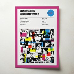 Siouxsie And The Banshees – Once Upon A Time The Singles Fine Art Album Poster