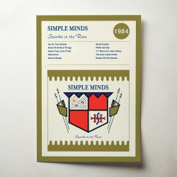 Simple Minds – Sparkle In The Rain Fine Art Album Poster