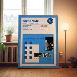 Simple Minds – Sister Feelings Call Fine Art Album Poster