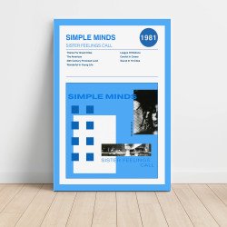 Simple Minds – Sister Feelings Call Fine Art Album Poster