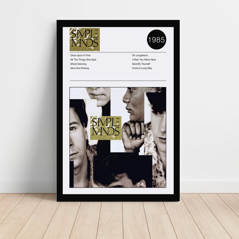 Simple Minds – Once Upon A Time Fine Art Album Poster