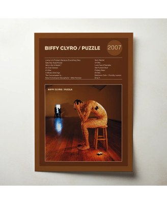 Biffy Clyro - Puzzle Fine Art Album Poster - Music Wall Decor