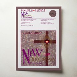 Simple Minds – New Gold Dream (81828384) Fine Art Album Poster