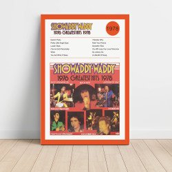 Showaddywaddy Greatest Hits Fine Art Album Poster