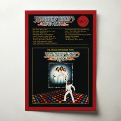 Saturday Night Fever Fine Art Album Poster