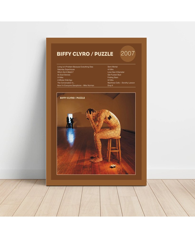 Biffy Clyro - Puzzle Fine Art Album Poster - Music Wall Decor