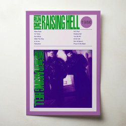 Run DMC - Raising Hell Fine Art Album Poster