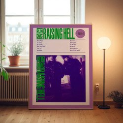 Run DMC - Raising Hell Fine Art Album Poster