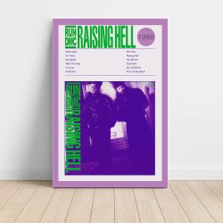 Run DMC - Raising Hell Fine Art Album Poster