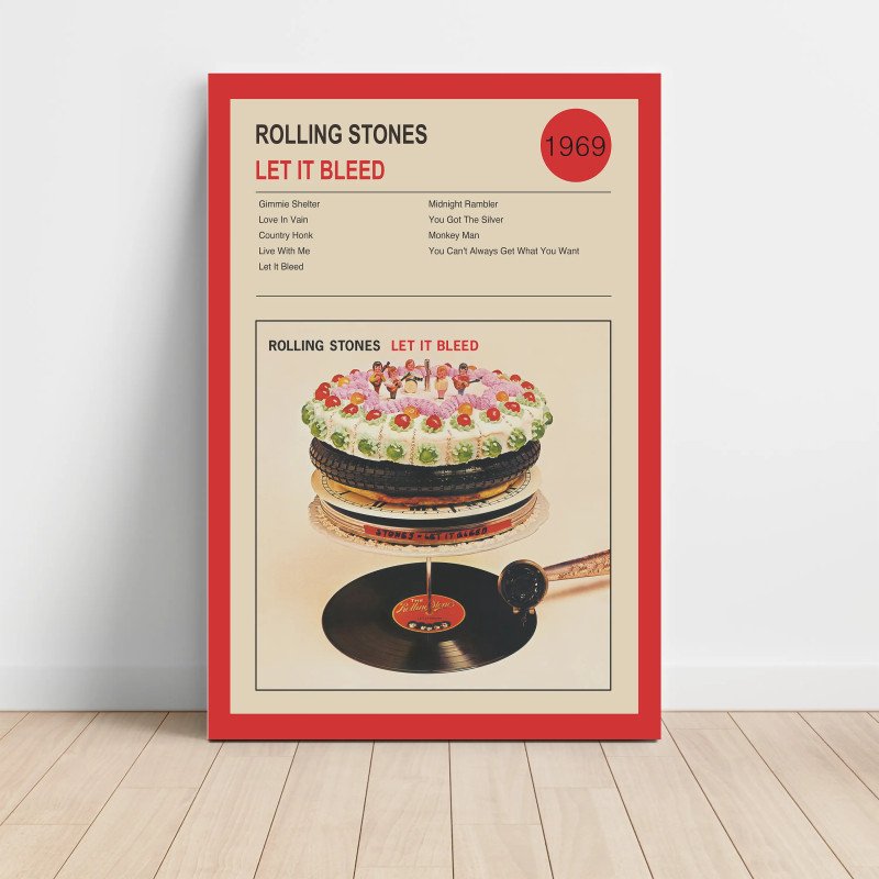 Rolling Stones – Let It Bleed Fine Art Album Poster Rolling Stones – Let It Bleed Fine Art Album Poster