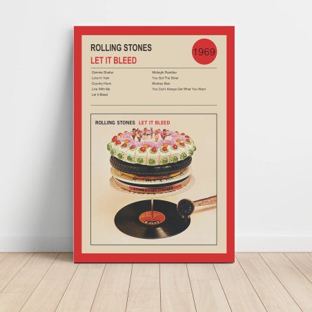 Rolling Stones – Let It Bleed Fine Art Album Poster