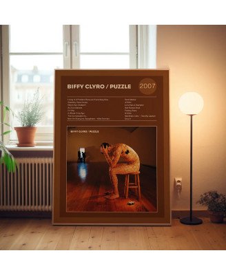 Biffy Clyro - Puzzle Fine Art Album Poster - Music Wall Decor