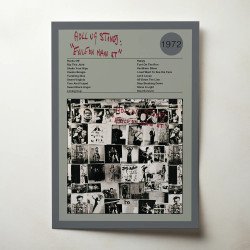 Rolling Stones – Exile On Main St Fine Art Album Poster