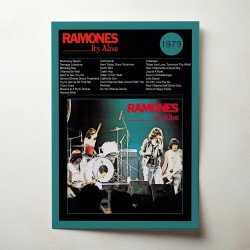 Ramones – It's Alive Fine Art Album Poster