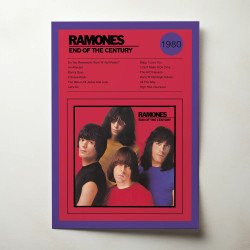 Ramones – End Of The Century Fine Art Album Poster