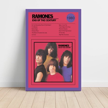 Ramones – End Of The Century Fine Art Album Poster