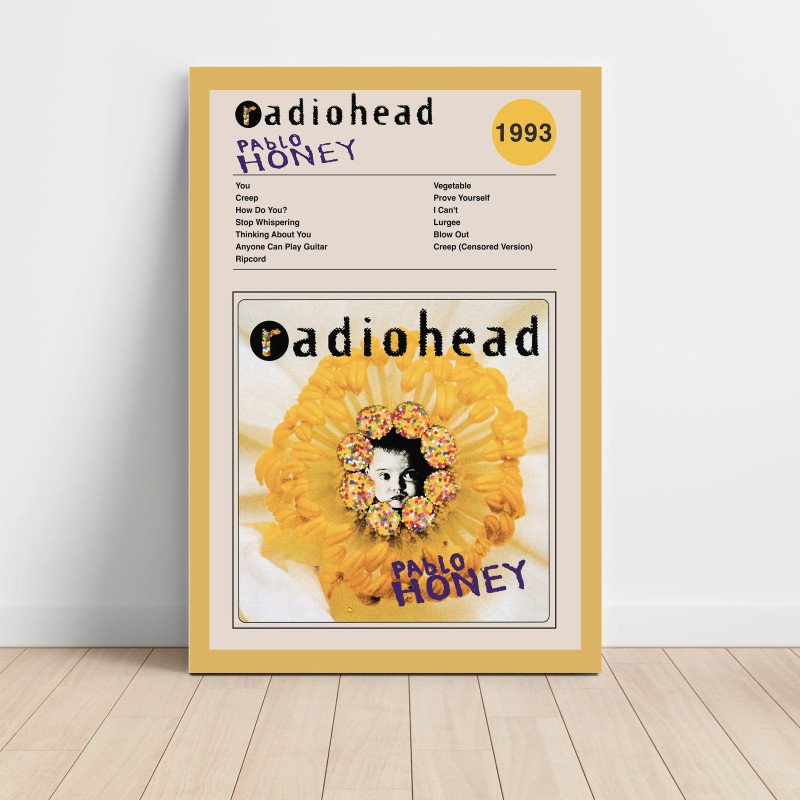 Radiohead - Pablo Honey Fine Art Album Poster Radiohead - Pablo Honey Fine Art Album Poster