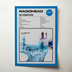 Radiohead - OK Computer Fine Art Album Poster