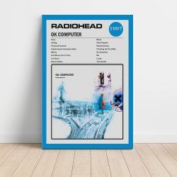 Radiohead - OK Computer Fine Art Album Poster