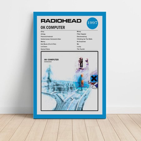 Radiohead - OK Computer Fine Art Album Poster