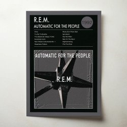 R.E.M. – Automatic For The People Fine Art Album Poster
