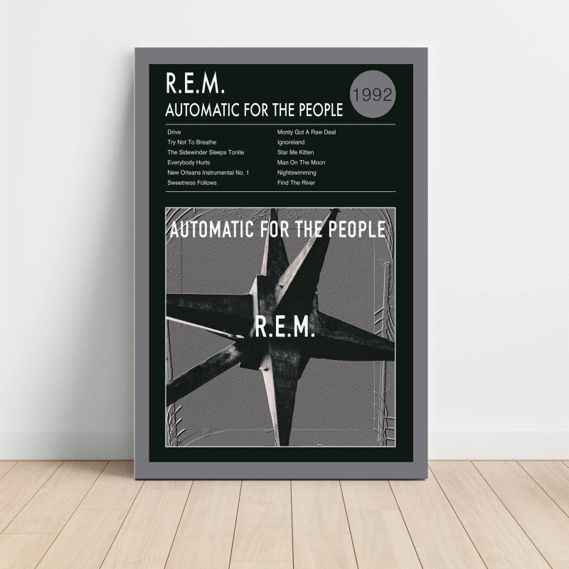 R.E.M. – Automatic For The People Fine Art Album Poster