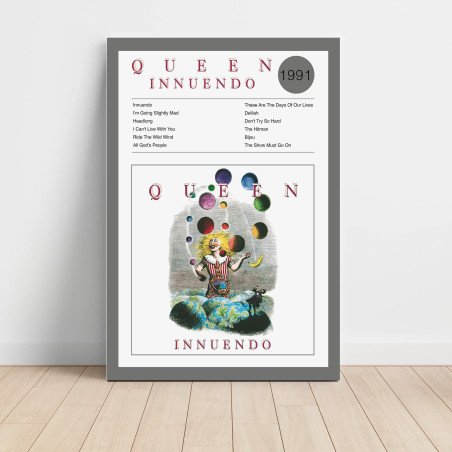 Queen – Innuendo Fine Art Album Poster Wall Art