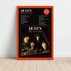 Queen – Greatest Hits 1 Fine Art Album Poster