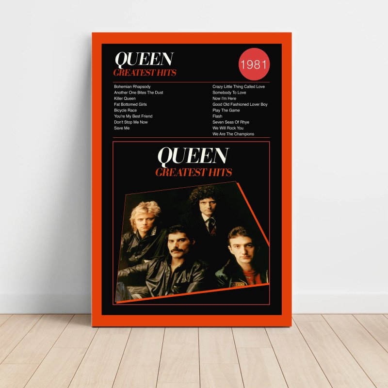 Queen – Greatest Hits 1 Fine Art Album Poster Queen – Greatest Hits 1 Fine Art Album Poster