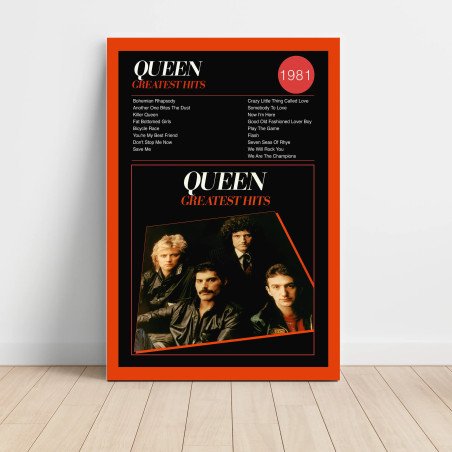 Queen – Greatest Hits 1 Fine Art Album Poster