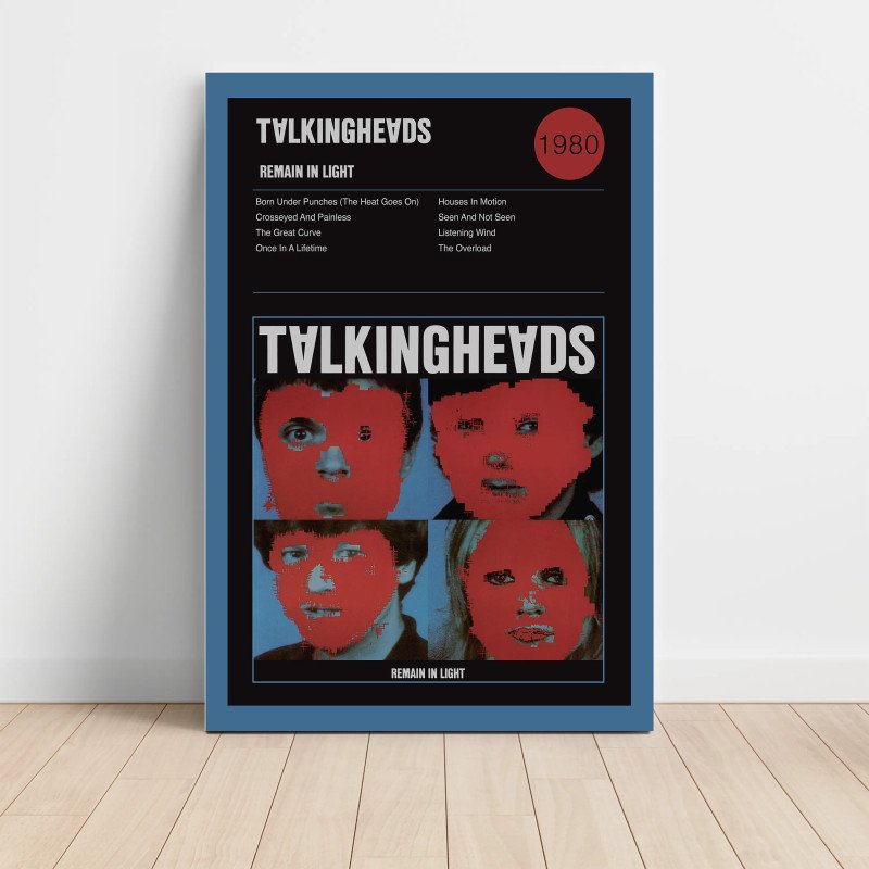 Talking Heads – Remain In Light Fine Art Album Poster