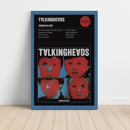 Talking Heads – Remain In Light Fine Art Album Poster