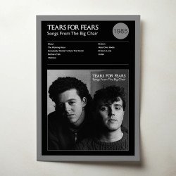 Tears For Fears – Songs From The Big Chair Fine Art Album Poster
