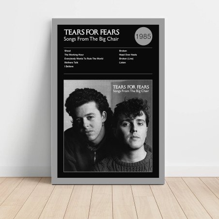 Tears For Fears – Songs From The Big Chair Fine Art Album Poster