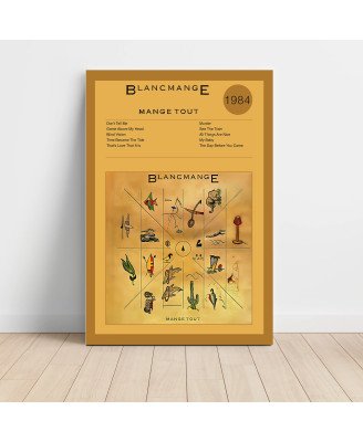 Blancmange – Mange Tout Fine Art Album Poster - Music Wall Decor