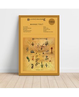 Blancmange – Mange Tout Fine Art Album Poster - Music Wall Decor